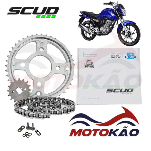 KIT RELAÇÃO TITAN 160 C/ RETENTOR SCUD